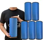 Kit 5 Rolos Massagem Liberação Miofascial 30x12cm DF1076 Azul Royal Dafoca Sports