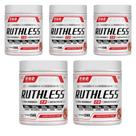 Kit 5 Ruthless 2.0 Pré-treino Sabor Morango 5x250g FNB Sport Nutrition