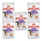 Kit 5 Sachê Royal Canin Sterilised Gatos Castrados 85g Cada