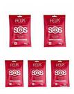 Kit 5 Sachês - SOS Máscara Reconstrução 50g - Felps