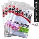 Kit 5 Sacos Organizador de Viagem 40x50 para Lavar Roupas Máquina de Lavar / Delicadas / Íntimas / Organizador de roupas