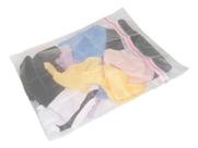 Kit 5 Sacos Para Lavar Roupas Delicadas Com Zíper 50x60 Cm