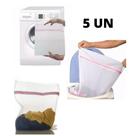 Kit 5 Saquinhos De Lavar Roupas Delicadas