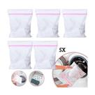 Kit 5 Saquinhos para Lavar Roupa Facil 30x40 Máquina de Lavar Delicadas Íntimas Organizador de roupas