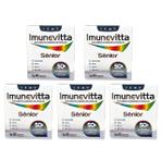 Kit 5 Sênior 50+ Imunevitta 23 Nutrientes 60 Caps. Kit 5 Sênior 50+ Imunevitta 23 Nutrientes 60 Caps.