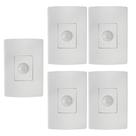 Kit 5 Sensor Presença Ilumi Interno 180º 5605 Automático Luz Segurança Residencial Comercial