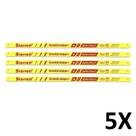 Kit 5 Serrinha Starrett Para Arco Metais Aço PVC 18 Dentes Kit 5 Serrinha Starrett Para Arco Metais Aço PVC 18 Dentes