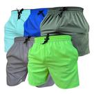 Kit 5 Shorts Bermuda Elastano Corrida Academia Kit 5 Shorts Bermuda Elastano Corrida Academia