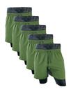 KIT 5 Shorts Bermudas masculino tactel com elastano moda praia futebal sacagem rapido conforto