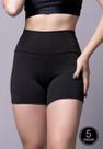 Kit 5 Shorts Fitness Feminino Suplex Liso Cintura Média Kit 5 Shorts Fitness Feminino Suplex Liso Cintura Média