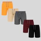 Kit 5 Shorts Infantil Tactel Masculino com Cós Elástico e Cordão Conforto e Estilo para o Dia a Dia