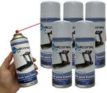 Kit 5 Silicones Lubrificante Esteira Bicicleta Elétrica e Uso Geral JAC 480ml