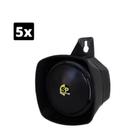 KIt 5 Sirene Monotonal p/ Alarme e Cerca Eletrica 120db 12v