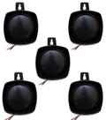 Kit 5 sirene piezo eletrica mega 24v pt