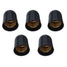 Kit 5 Soquete Bocal Suporte Porta Lâmpada E27 2A 250V Preto