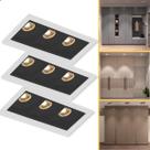 Kit 5 Spot Embutir De Led Luzon 6w Linear