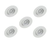 Kit 5 Spot Embutir MR16 Redondo Branco Face Plana - Save Energy Kit 5 Spot Embutir MR16 Redondo Branco Face Plana - Save Energy