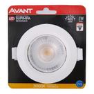 Kit 5 Spot Led Cob Embutir Redondo 5W Supimpa Avant 3000k