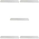 Kit 5 spot led downlight sobrepor 30w 15 leds 3000k branco quente branco embuled