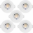 KIT 5 SPOT LED REDONDO DIRECIONAVEL EMBUTIR 12W BRANCO QUENTE 3000k BIVOLT GALAXY KIT 5 SPOT LED REDONDO DIRECIONAVEL EMBUTIR 12W BRANCO QUENTE 3000k BIVOLT GALAXY