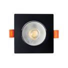Kit 5 Spot Preto De Embutir Luminária Led 7w Bivolt