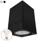 Kit 5 Spot Sobrepor Quadrado Direcionável Lâmpada Led Par20