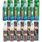 Kit 5 Spray Para Massagem Icerelief 120ml + 5 Spray Peixe Elétrico 120ml
