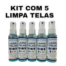 KIT 5 Sprays Limpa Telas Tira Manchas Poeira Monitor Celular Tv Note 60ml