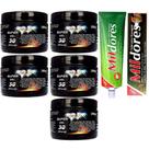 Kit 5 Super Gel 30 Ervas 250g + 1 Pomada Mil Dores 100g