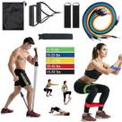 Kit 5 Super Mini Bands + Kit 11 Elastico Extensor Treino Academia Exercícios Em Casa JT-003 LT-011 - 02 PRODUTOS