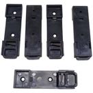 Kit 5 Suporte de Fixação para Trilho Din 35mm em Abs Plástico Multiuso Universal SPTR