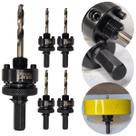 Kit 5 Suporte Haste Serra Copo 32-210mm Adaptador Profissional Kit 5 Suporte Haste Serra Copo 32-210mm Adaptador Profissional