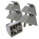 Kit 5 Suportes Do Parasol Cinza Gelo Jahu Prisma celta corsa Classic montana Novo Kit1238