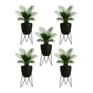Kit 5 Suportes Tripé 40x28 para Vaso de Chão em Aço Carbono - NV511