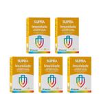 Kit 5 Supra Imunidade Vitaminas, Zinco E Selênio 60 Capsulas