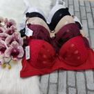 Kit 5 sutiã com bojo alça reforçada confortavel (kit 3 fitas )