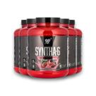 Kit 5 Syntha 6 Optimum Nutrition Morango Milkshake 1.82Kg