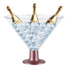 Kit 5 Taças Martini Grande - 2 Litros - Taça Para Bebida Taça Para Gelo