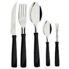 Kit 5 Talheres Tramontina Garfo Faca Colher Petisco Aço Inox