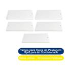Kit 5 Tampa para Caixa de Passagem Split para Ar Condicionado Joinsul Branco