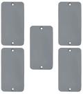 Kit 5 tampa pvc cinza cega 1/2 x 3/4" masster