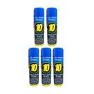 Kit 5 Tapmatic 10 Lubrificante Aerosol Quimatic 300Ml Produto Multiuso Para Lubrificação Proteção Contra Ferrugem Redução De Atrito E Ruídos Aa1