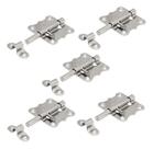 Kit 5 Tarjeta Fio Redondo 1.1/2 (38Mm) Zincado Aliança 81098