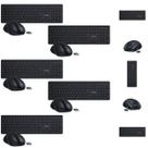 Kit 5 Teclado e Mouse Sem Fio Intelbras CSI 50 Preto 2.4GHz ABNT2 Silencioso NF Para Empresa
