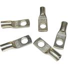 Kit 5 Terminal Olhal de Compressão para Cabo Fio de 6mm Cobre Estanhado SC6-5