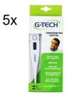 Kit 5 Termometro Digtal Axilar Branco G-Tech - 5 Unidades