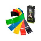 Kit 5 Thera Band Faixas Elásticas Para Funcional Fisioterapia