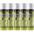 Kit 5 Tinta Borracha Líquida Branco Impermeabilizante 400ml Hm Rubber Spray