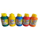 Kit 5 Tinta Tempera Guache Escola Várias Cores 250ml Acrilex
