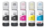 Kit 5 Tintas 544 Para L3110 L3150 L1110 L51920 65ml